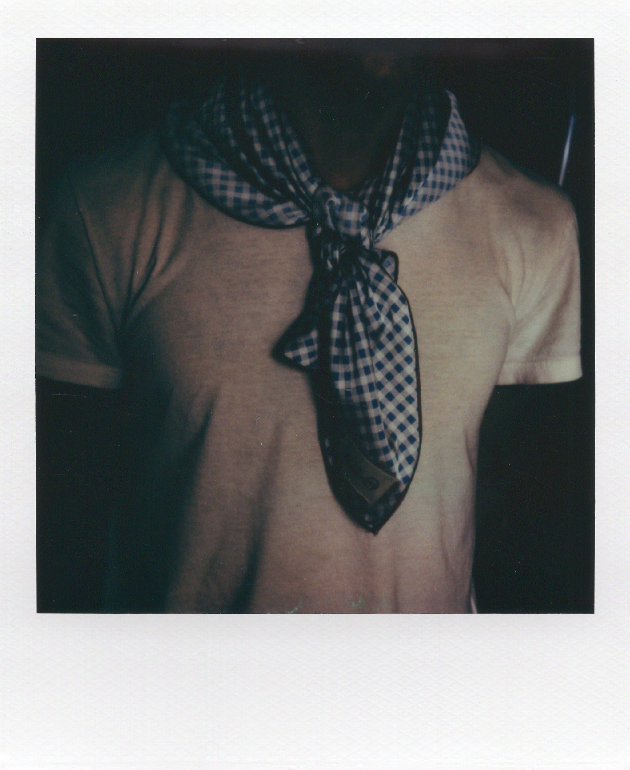 Oddli x RM Blue Gingham Scarf on RM 1