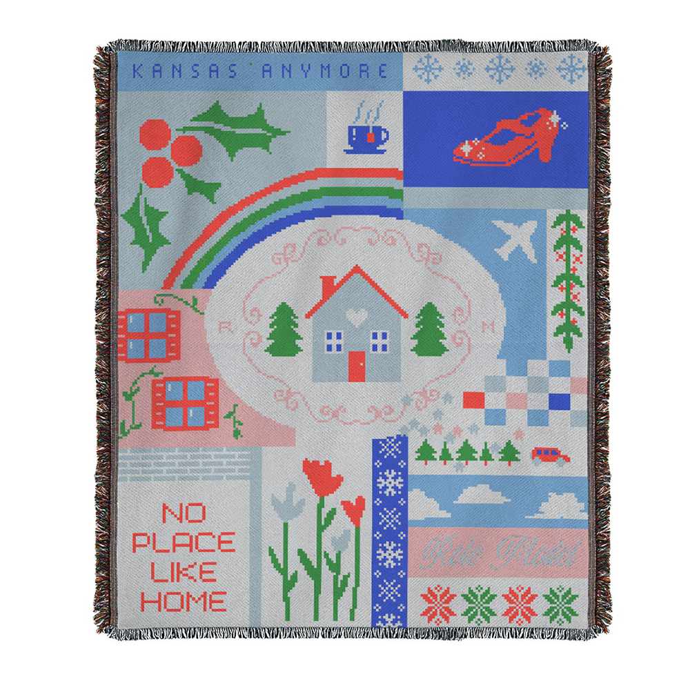 No Place Like Home Woven Blanket - Role Model Official Store
