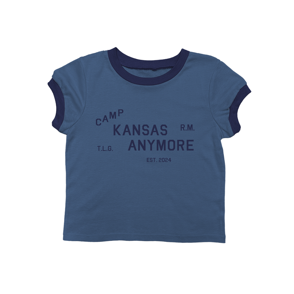 blue camp kansas anymore tee