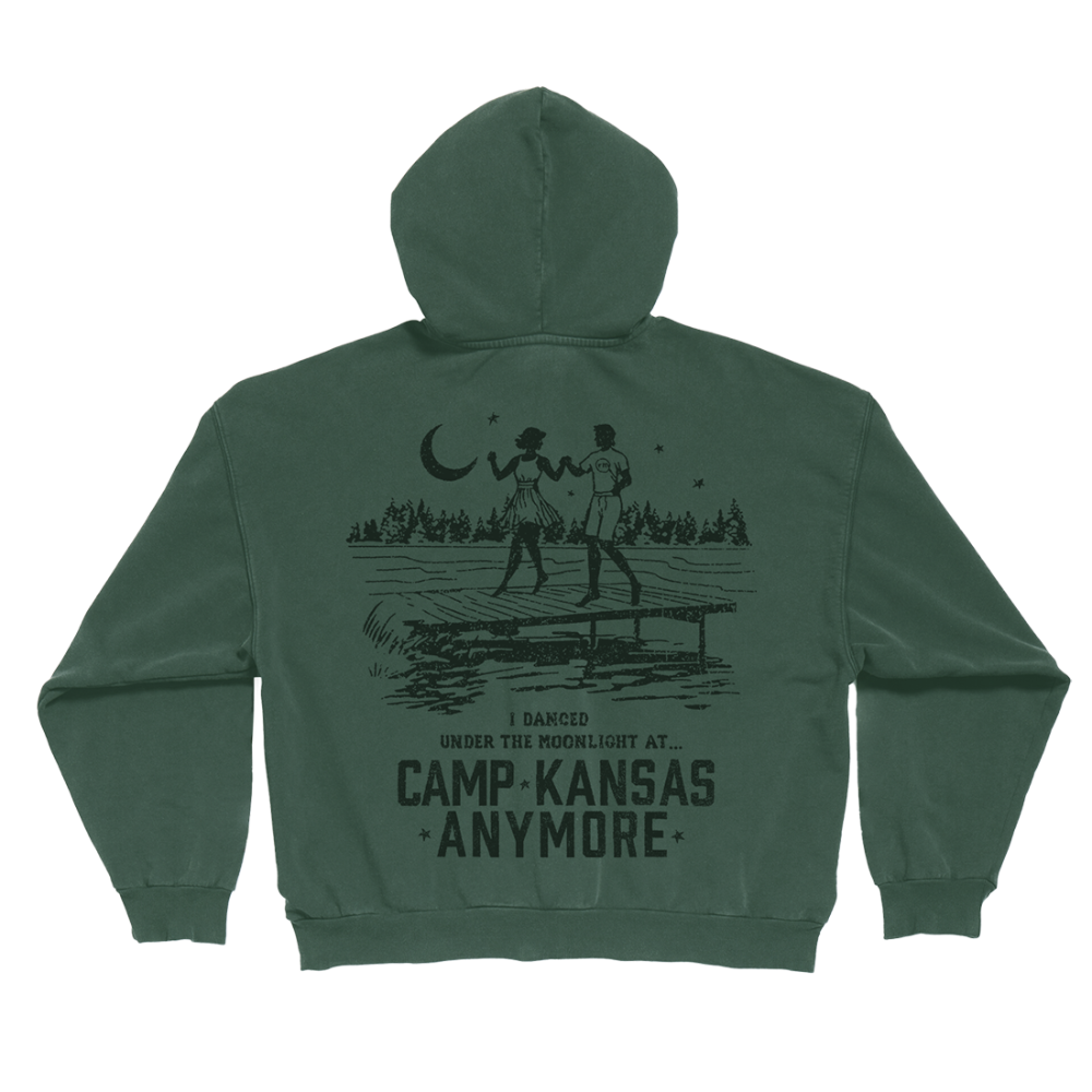camp kansas anymore zip up hoodie back