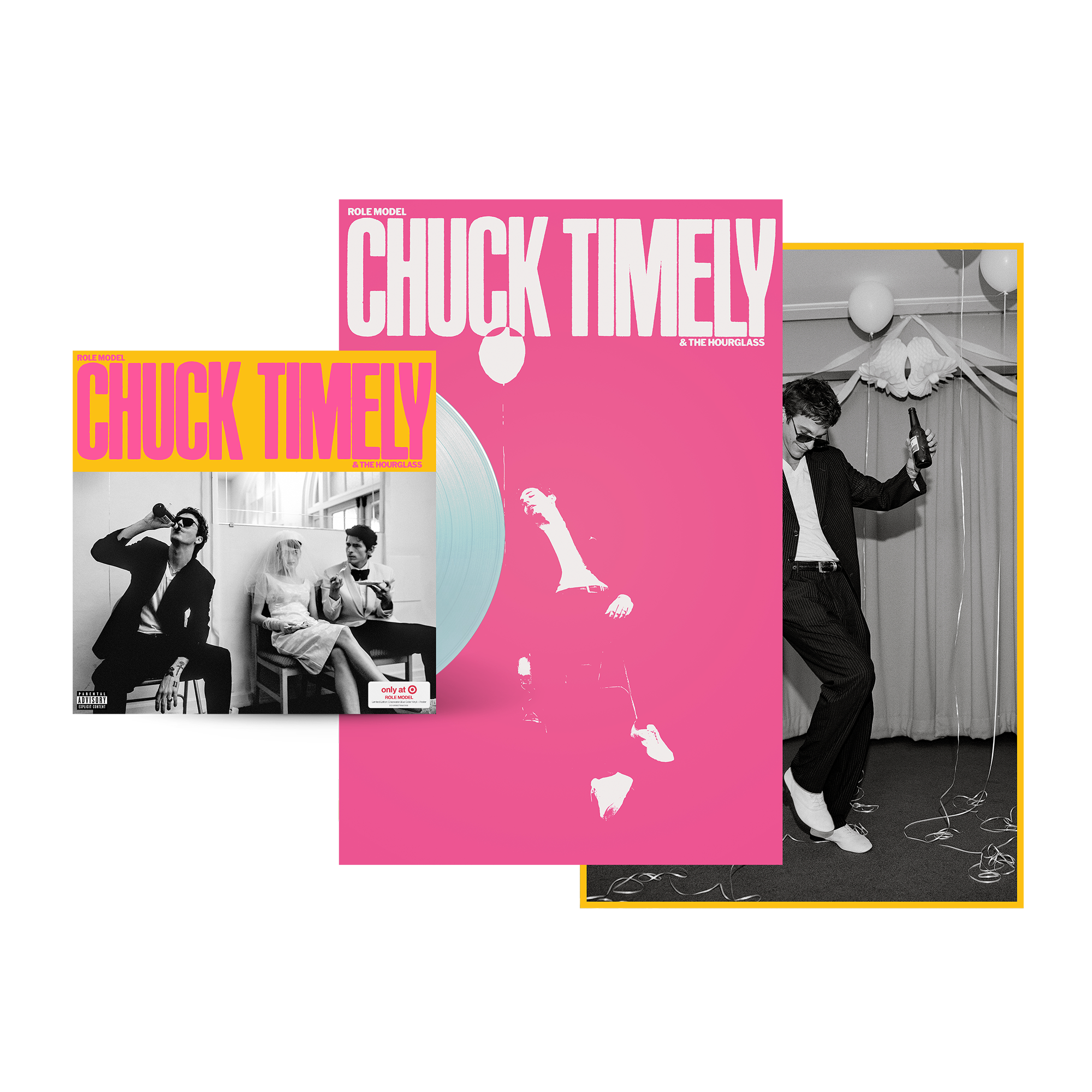 Chuck Timely & the Hourglass Target Vinyl poster