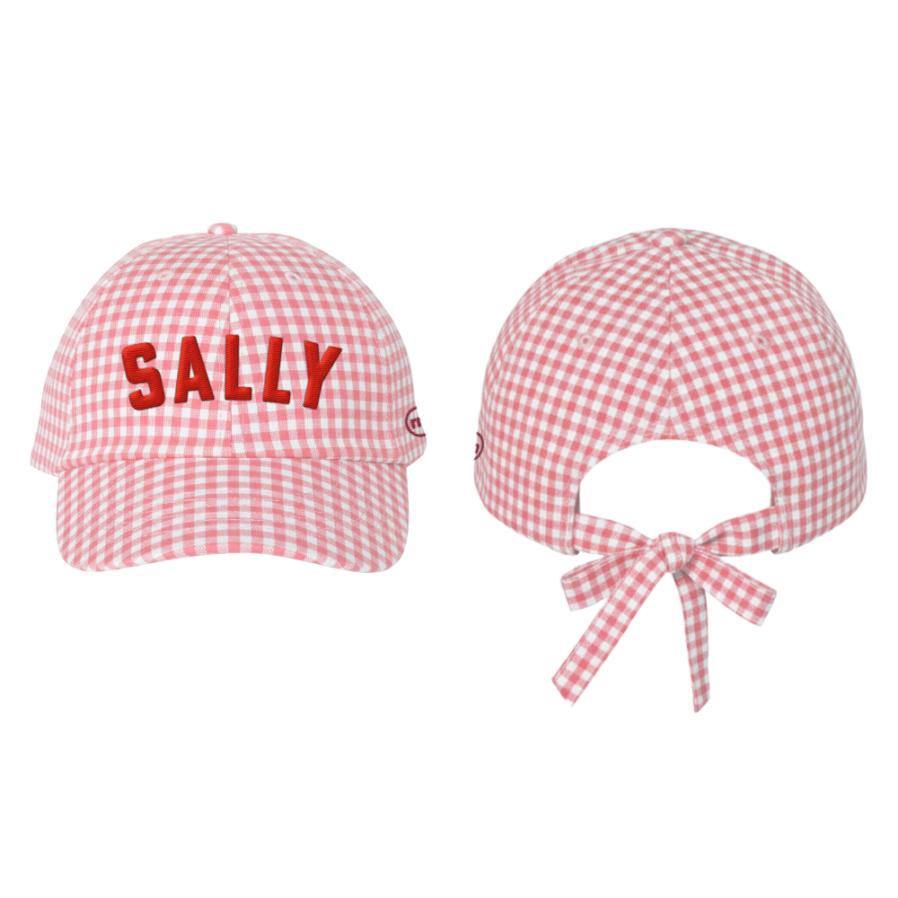 GINGHAM SALLY HAT Side + Side 