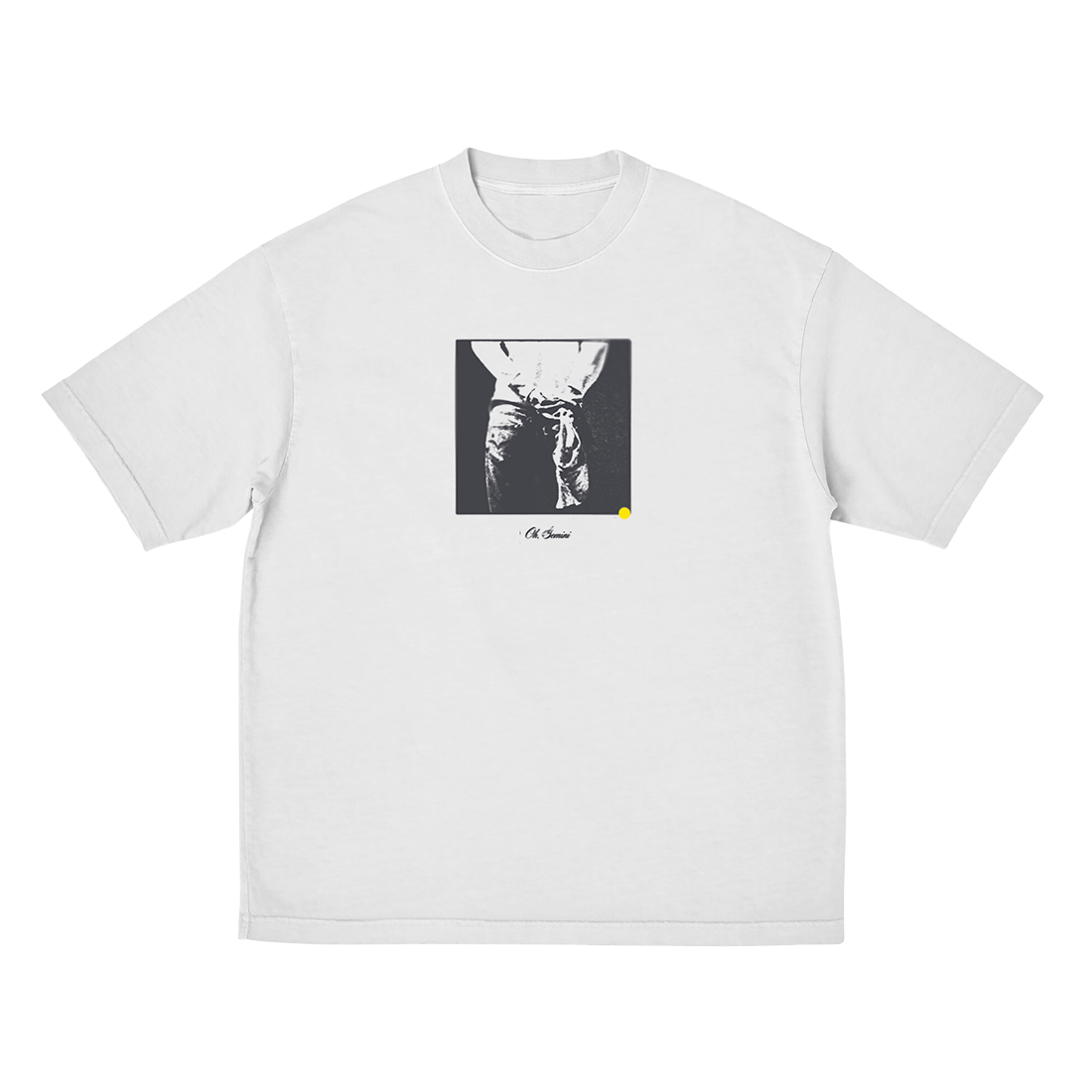 Oh Gemini White Photo Tee