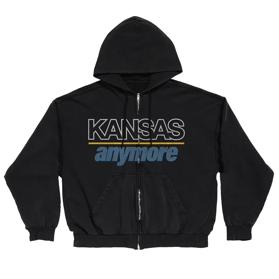 Kansas Anymore Zip Up Hoodie